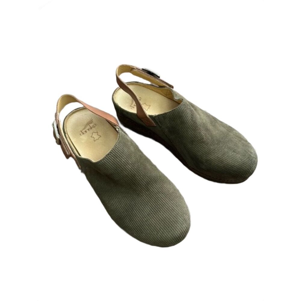 Dansko Merrin Olive Embossed Suede 40 - Picture 2 of 7